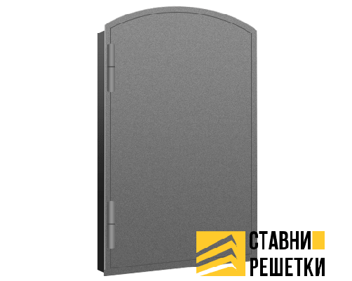 Ставни глухие однопольные полуарочные ГС-10