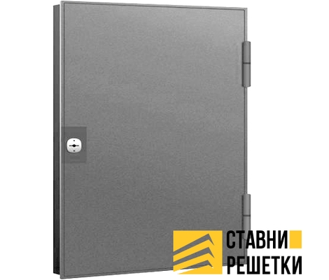 Ставни глухие однопольные  с замком ГС-01