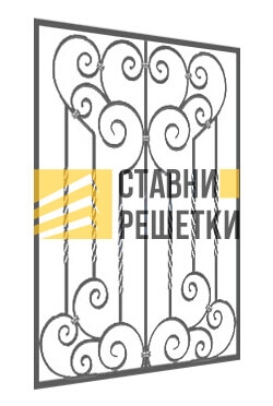 Кованая решетка КР-263