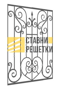 Кованая решетка КР-266