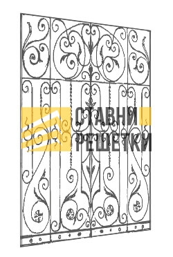 Кованая решетка КР-276