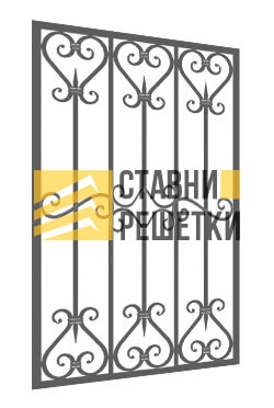 Кованая решетка КР-278