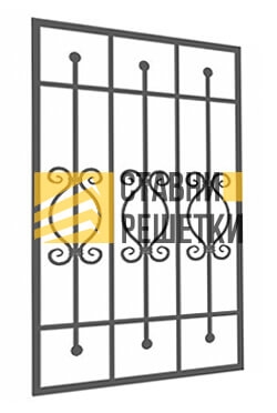 Кованая решетка КР-281
