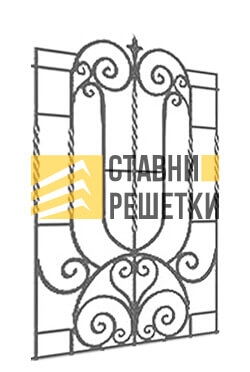 Кованая решетка КР-297
