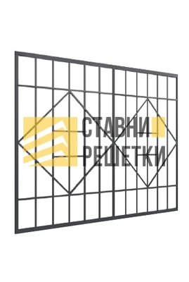 Распашная решетка РР-14