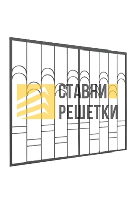 Распашная решетка РР-27