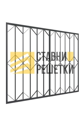 Распашная решетка РР-08