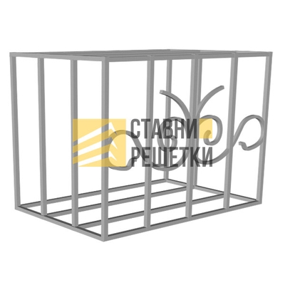 Решетка короб с ковкой для кондиционера РКЗ-11