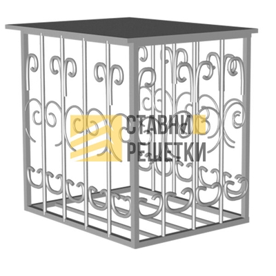 Решетка с коваными деталями для кондиционера РКЗ-06