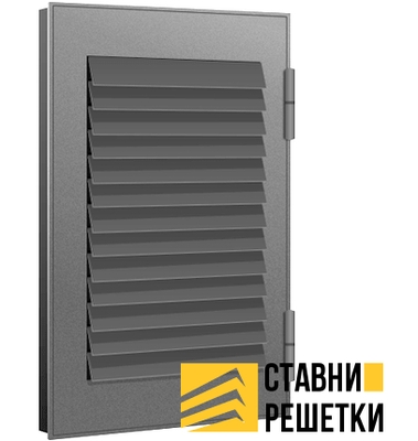 Ставни жалюзи однопольные с задвижками ЖС-02